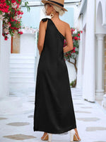 Maxi Jurk met Schouderband en Hoge Split - Maxi Dresses - Jurkjes.co