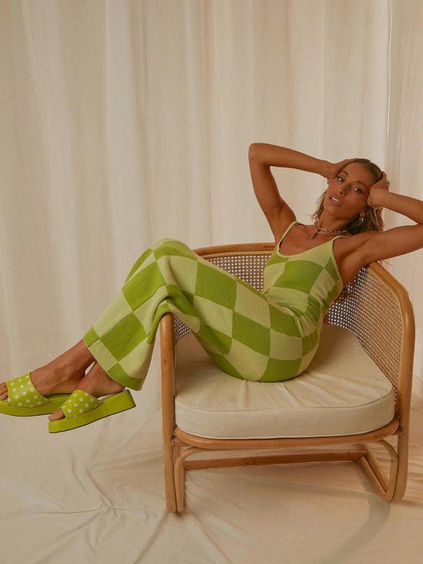 Maxi Jurk met Scoop Hals en Geometrisch Design - Maxi Dresses - Jurkjes.co