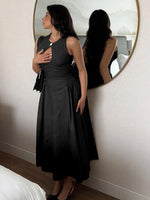 Maxi Jurk met Sleutelgat en A-lijn Silhouet - Maxi Dresses - Jurkjes.co