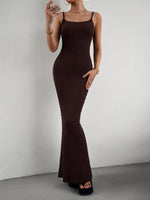 Maxi Jurk met Spaghetti Bandjes - Maxi Dresses - Jurkjes.co