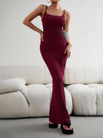 Maxi Jurk met Spaghetti Bandjes - Maxi Dresses - Jurkjes.co