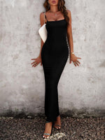 Maxi Jurk met Spaghetti Bandjes - Maxi Dresses - Jurkjes.co