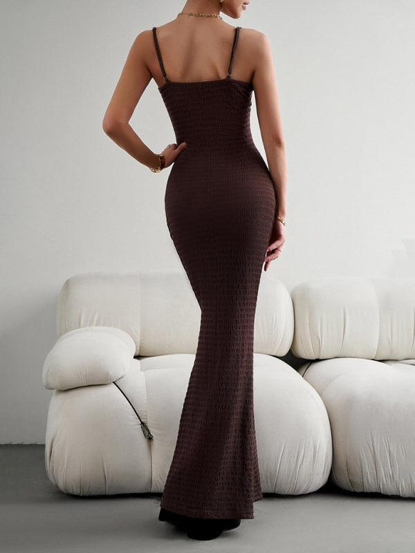 Maxi Jurk met Spaghetti Bandjes - Maxi Dresses - Jurkjes.co