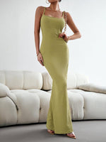 Maxi Jurk met Spaghetti Bandjes - Maxi Dresses - Jurkjes.co