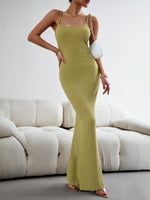 Maxi Jurk met Spaghetti Bandjes - Maxi Dresses - Jurkjes.co