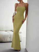 Maxi Jurk met Spaghetti Bandjes - Maxi Dresses - Jurkjes.co