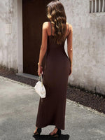 Maxi Jurk met Spaghetti Bandjes - Maxi Dresses - Jurkjes.co