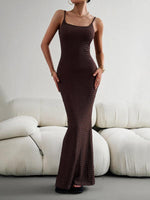 Maxi Jurk met Spaghetti Bandjes - Maxi Dresses - Jurkjes.co