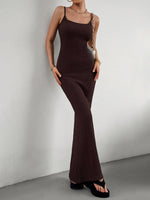 Maxi Jurk met Spaghetti Bandjes - Maxi Dresses - Jurkjes.co