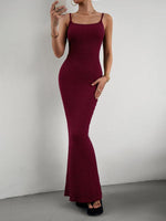 Maxi Jurk met Spaghetti Bandjes - Maxi Dresses - Jurkjes.co