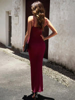 Maxi Jurk met Spaghetti Bandjes - Maxi Dresses - Jurkjes.co
