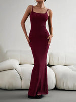 Maxi Jurk met Spaghetti Bandjes - Maxi Dresses - Jurkjes.co