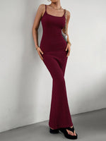 Maxi Jurk met Spaghetti Bandjes - Maxi Dresses - Jurkjes.co