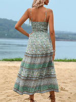 Maxi Jurk met Spaghettibandjes en Bloemenprint - Group7 - Jurkjes.co