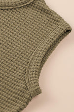 Maxi-Jurk met Splitten en Wafelstructuur - Maxi Dresses - Jurkjes.co