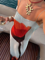 Maxi Jurk met Stijlvol Bloemendesign - Maxi Dresses - Jurkjes.co