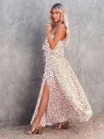 Maxi Jurk met Strapless en Dierenprint - Maxi Dresses - Jurkjes.co