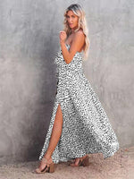 Maxi Jurk met Strapless en Dierenprint - Maxi Dresses - Jurkjes.co