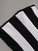 Maxi Jurk met Strapless Gestreept Design - Maxi Dresses - Jurkjes.co