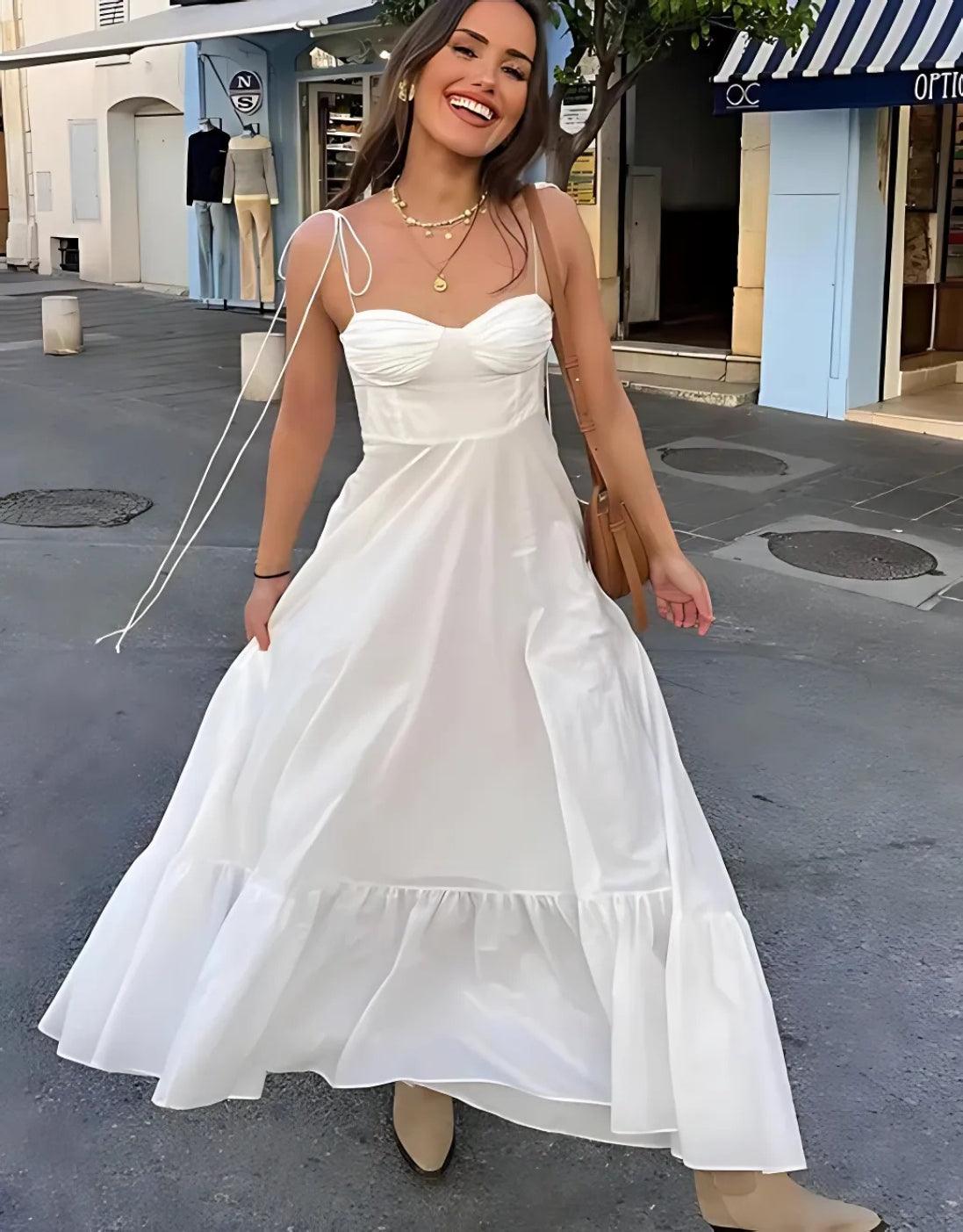 Maxi Jurk met Strapless Ontwerp - Group11 - Jurkjes.co