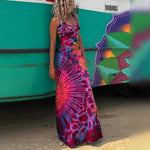Maxi Jurk met Tie-Dye Print - Women Summer Dress - Jurkjes.co
