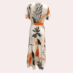 Maxi Jurk met Tropische Print - Dresses - Jurkjes.co