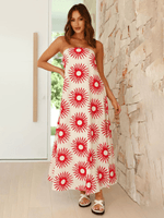 Maxi Jurk met Tropische Print en Strapless Design - Maxi Dresses - Jurkjes.co