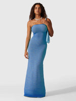 Maxi Jurk met Tube-Top en Gestreept Patroon - Maxi Dresses - Jurkjes.co