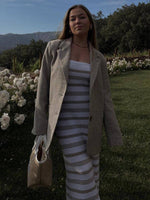 Maxi Jurk met Tube Top en Strepen - Group5 - Jurkjes.co