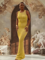 Maxi Jurk met U-hals en Pailletten - Group4 - Jurkjes.co