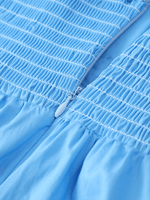 Maxi Jurk met V-hals en Bloemenaccent - Group14 - Jurkjes.co