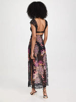 Maxi Jurk met V-hals en Bloemenprint - Maxi Dresses - Jurkjes.co