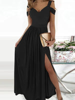 Maxi Jurk met V-hals en Bloemenprint - Maxi Dresses - Jurkjes.co