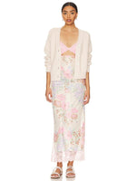 Maxi Jurk met V-hals en Bloemenprint - Maxi Dresses - Jurkjes.co