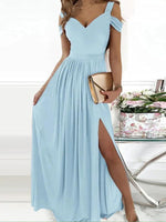 Maxi Jurk met V-hals en Bloemenprint - Maxi Dresses - Jurkjes.co