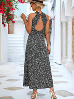 Maxi Jurk met V-hals en Bloemenprint - Maxi Dresses - Jurkjes.co
