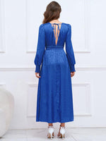 Maxi Jurk met V-hals en Dierenprint - Maxi Dresses - Jurkjes.co