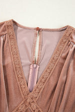 Maxi Jurk met V-hals en Empire Taille - Maxi Dresses - Jurkjes.co