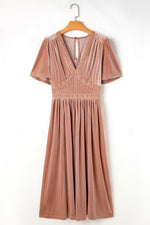 Maxi Jurk met V-hals en Empire Taille - Maxi Dresses - Jurkjes.co