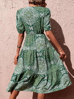 Maxi Jurk met V-hals en Paisley Print - Maxi Dresses - Jurkjes.co