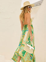 Maxi Jurk met V-hals en Paisley Print - Midi Dresses - Jurkjes.co