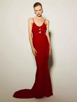 Maxi Jurk met V-hals en Strikdetail - Maxi Dresses - Jurkjes.co