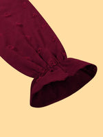 Maxi Jurk met V-hals en Textuurpatroon - Maxi Dresses - Jurkjes.co