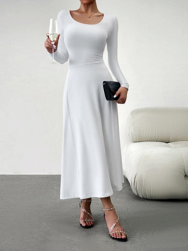 Maxi Jurk met Vierkante Halslijn - Group7 - Jurkjes.co