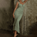 Maxi Jurk met Visstaart Zoom - Women Summer Dress - Jurkjes.co