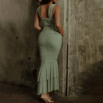 Maxi Jurk met Visstaart Zoom - Women Summer Dress - Jurkjes.co