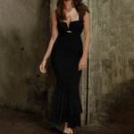 Maxi Jurk met Visstaart Zoom - Women Summer Dress - Jurkjes.co