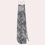 Maxi Jurk met Zebrapatroon - CB - Dresses - Jurkjes.co