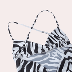 Maxi Jurk met Zebrapatroon - CB - Dresses - Jurkjes.co