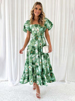 Maxi Jurk Off-Shoulder met Bloemenprint - Maxi Dresses - Jurkjes.co